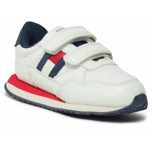 Tommy Hilfiger Superge Flag Low Cut Velcro Sneaker T1B9-33129-0208 M Bela