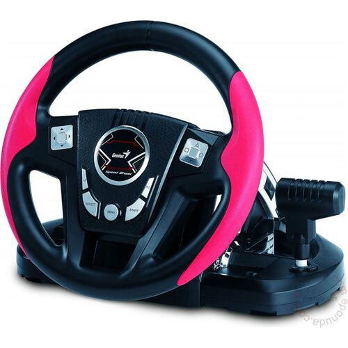 Genius Speed Wheel 6 MT - Gaming Racing Wheel PC/PS3 USB volan za igranje Slike