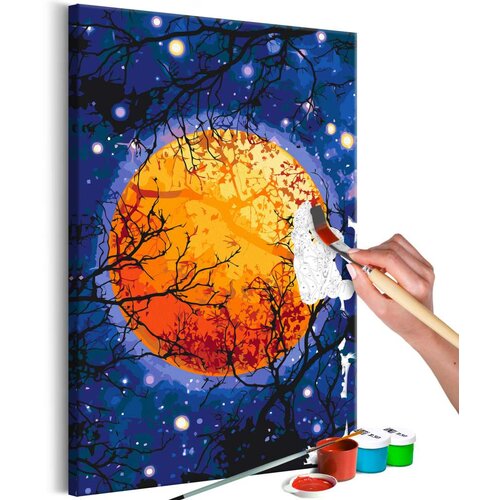  Slika za samostalno slikanje - Yellow Moon 40x60 Cene