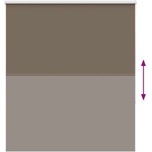 Rolo zavjesa Blackout Coffee 140x175 cm &amp;Scaron;irina tkanine 136,6 cm Slike