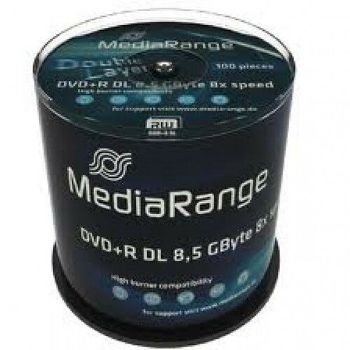 Mediarange DOUBLE LAYER 8.5GB DVD+R DL 8X MR470 disk Slike