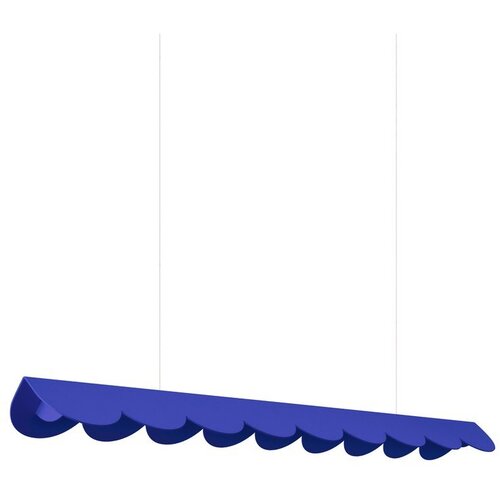 Thoro Temno modra aluminijasta LED viseča svetilka BISCUIT &ndash; Cene
