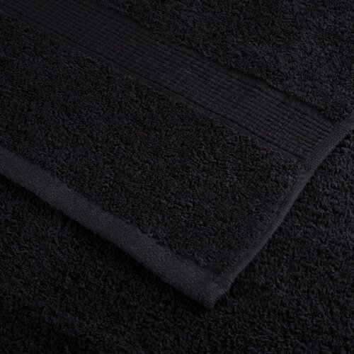 Premium Sauna Ručnici SOLUND 25 kom Black 80x200 cm 550 gsm Slike