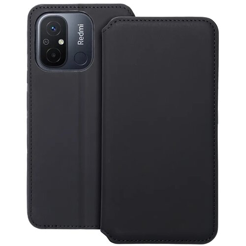  Preklopni ovitek / etui / zaščita Dual Pocket za Xiaomi Redmi 12C - črni Cene