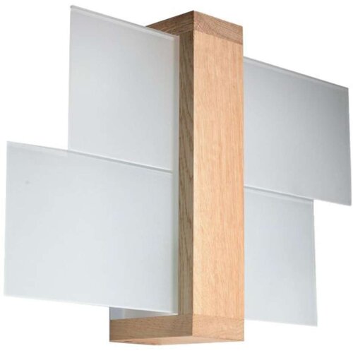  Sollux SL.0077 - Zidna svetiljka FENIKS 1 1xE27/60W/230V prirodno drvo Cene