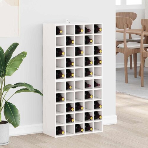  Stalak za vino 2 pcs Bijelo 56 x 25 x 56 cm Čvrsto borovo drvo Cijene