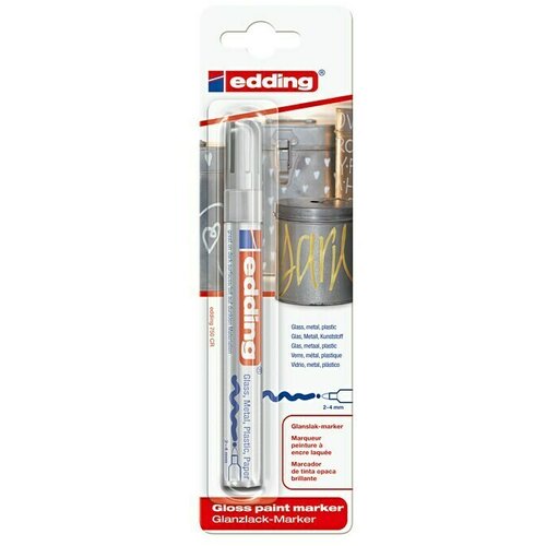 Edding Marker za ukrašavanje 750 (Širina linije: 2 mm - 4 mm, Srebrne boje) Cijene