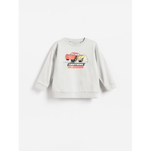 Reserved Majica dugih rukava Auta od pamuka - svijetlo siva Cijene