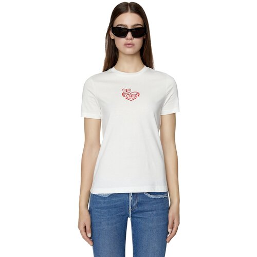 Diesel T-shirt - T-REG-E9 T-SHIRT white Cene