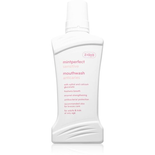 Ziaja Mintperfect Sensitive vodica za usta protiv zubnog karijesa 500 ml Slike