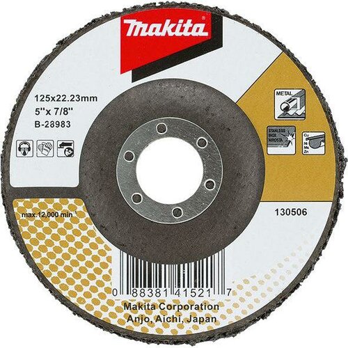 Makita brusni disk, najlon, crni B-36239 Slike