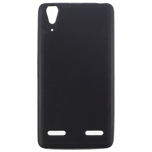  Gumijasti / gel etui Jelly Leather za Lenovo A6000 - črni Cene