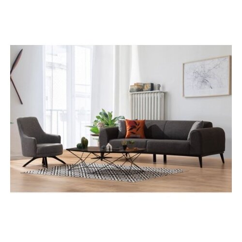 Atelier Del Sofa Kauč na rasklapanje Capri 84x77x220cm Antracit Cene