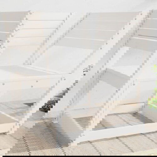  The living store vrtni stol bela trdna borovina - vrtni stol, (21442840) Slike