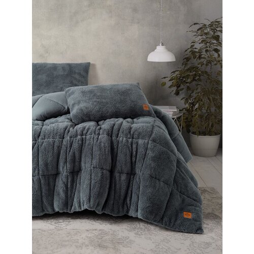 Lessentiel Maison set posteljina pelus, 155x215 cm, sivi Cene