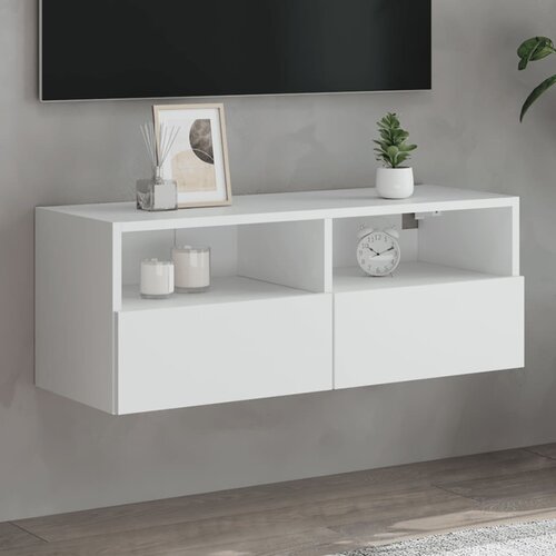  Zidni TV ormarić bijeli 80 x 30 x 30 cm od konstruiranog drva Cene