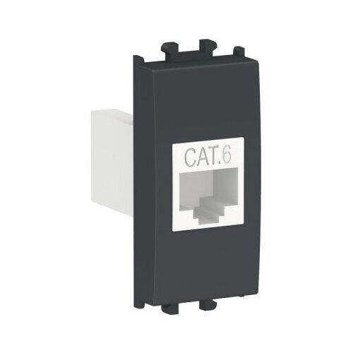 Utičnica RJ45 CAT6 1M modularna crna EASY Cijene