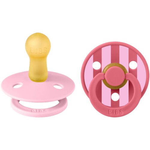 Bibs Studio Colour dude (okrugle) Block - Baby Pink Coral mix (vel.2) Cijene