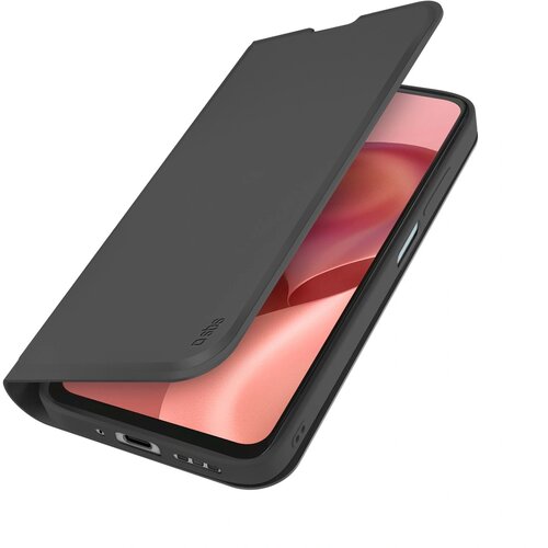 Sbs GLADKA DENARNICA ZA MOTOROLA MOTO G06 Z ZAKLOPOM, ČRNE BARVE, VISOKE KAKOVOSTI, (5000497026) Slike