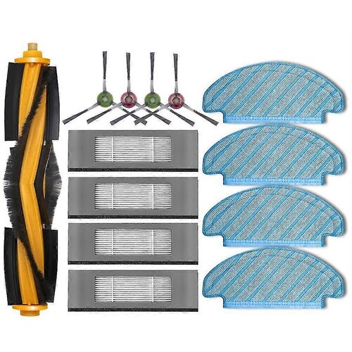 INORCO Za Deebot N8 / N8+ / N8 Pro+ / N8 Pro+ Plus Dodatki za rezervne dele Glavna stranska krtača Krpa za brisanje filtra HEPA, (21873843) Slike