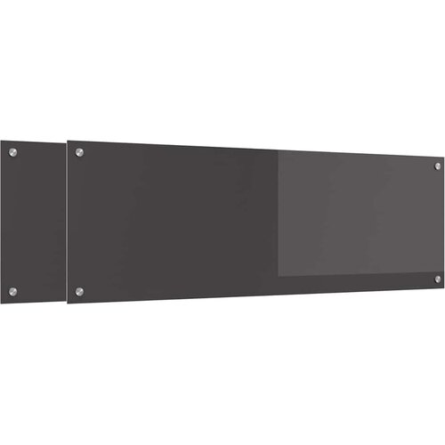  Kuhinjski zid 2 pcs Tamno siva 120 x 40 cm Slike