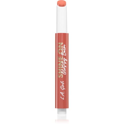 L.A. Girl Cosmetics Shine On balzam za sijoče ustnice z vlažilnim učinkom odtenek Nude Honey 2 g Slike