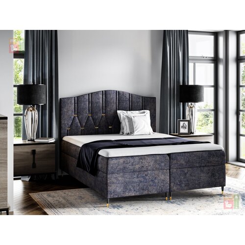 Meble Gru&amp;scaron;ka Boxspring postelja Vegas - 200x200 cm Slike