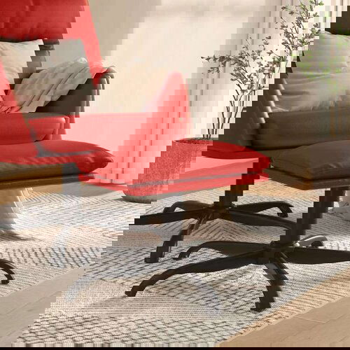  Tabure crvena boja vina 60x60x36 cm od umjetne kože Slike