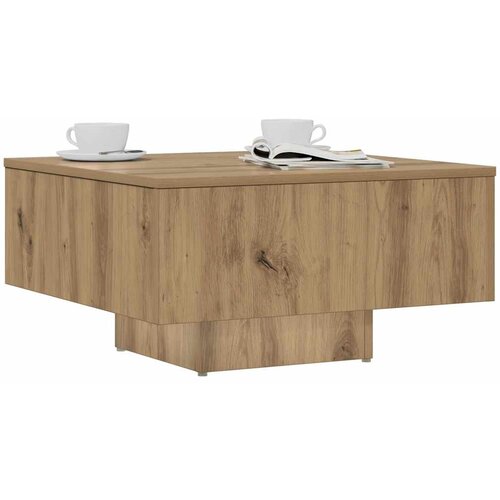  Stol za kavu Artisan hrast 60x60x31,5 cm izrađeno drvo Slike