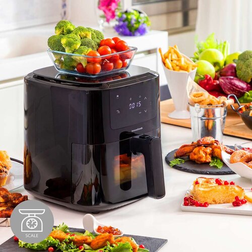  Friteza na Zrak s vagom InnovaGoods Fryinn Balance 5000 Crna 1500 W 5 L Nehrđajući Čelik Cijene