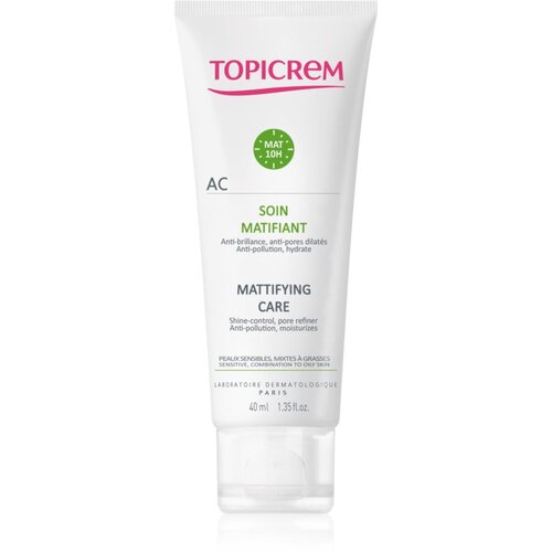 Topicrem AC Mattifying Care dnevna krema za obraz za mešano kožo 40 ml za ženske Cene