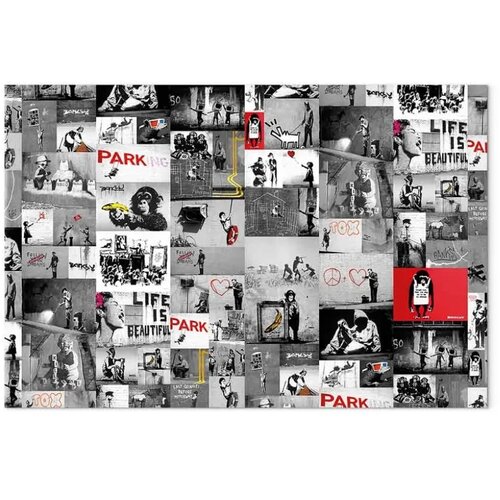  Slika - Street Art: Banksy 90x60 Premium Print Slike
