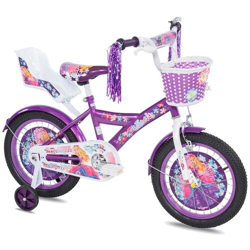 Galaxy bicikl za devojčice princess, 16", ljubičasti Cene
