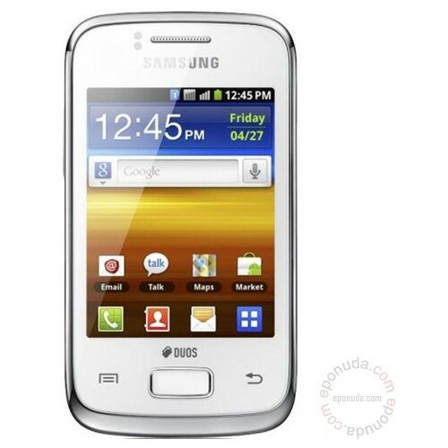 Samsung Galaxy Y Duos S6102 White mobilni telefon Slike