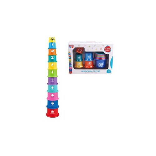 Denis Toranj sa ča&amp;scaron;ama za slaganje, 11 delova Slike