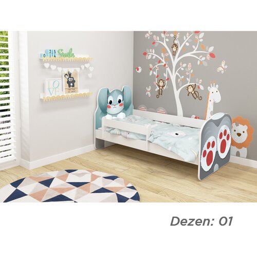 Olimp Sport krevet za decu animals 180X80 cm white acma vii 6 dezena Cene