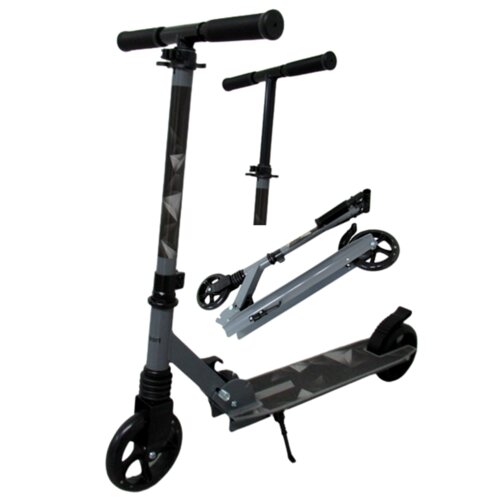  Dječji veliki romobil H10 crni sklopivi kotači 145 mm Cene