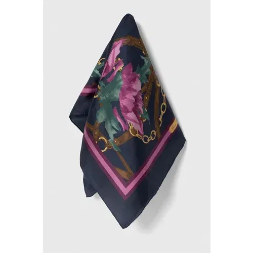 Polo Ralph Lauren Svilena marama boja: tamno plava, s uzorkom, 454953620