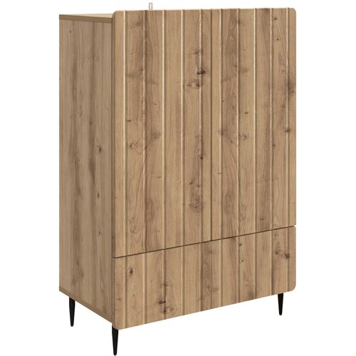 vidaXL Strani &scaron;al Artisan hrast 66 x 34,5 x 97 cm Inženirski les, (5000217686) Cene