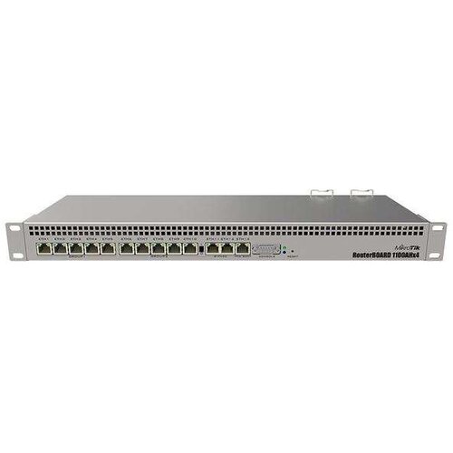 MikroTik RB1100Dx4 Ruter, 13x Gigabit, 60GB M.2 SSD Cene