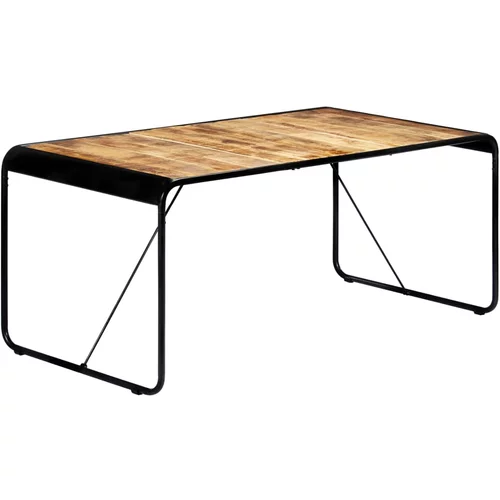 blagovaonski stol od masivnog grubog drva manga 180x90x76 cm