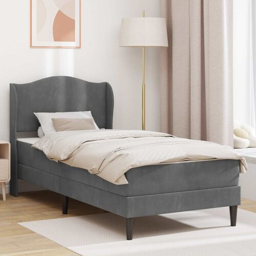  Okvir za krevet s uzglavljem Tamnosiva 80 x 200 cm Bar&amp;scaron;un - Tamnosiva 80 x 200 cm Slike