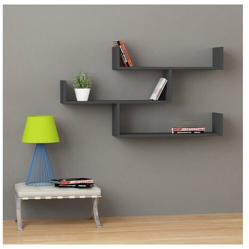 Hanah home Zidna polica, Antracit, Tibet - Anthracite Cijene