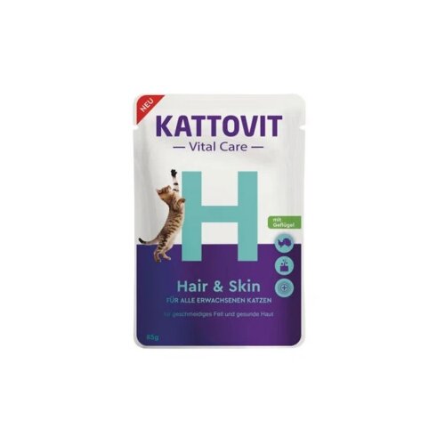 Finnern kattovit vital care hair & skin sos za mačke živina 85g Cene