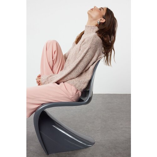Trendyol Powder Soft Textured Cotton Knitwear Sweater Slike