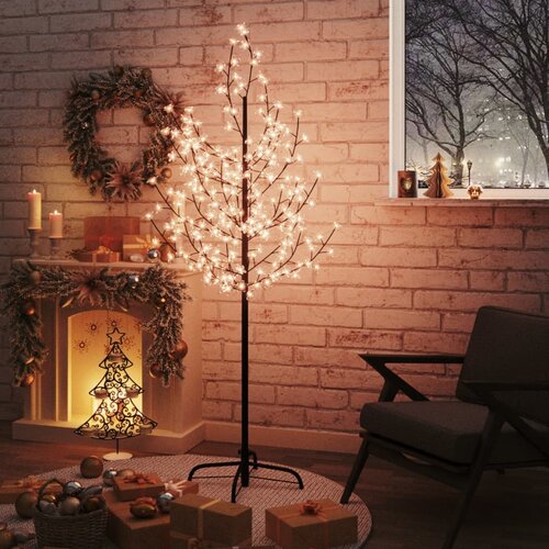 vidaXL Drvce rascvjetane trešnje 200 tople bijele LED žarulje 180 cm Cene