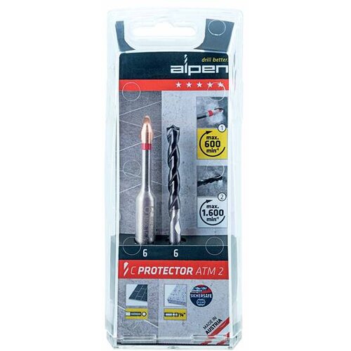 ALPEN burgije za fini kamen c protector p 6,0mm sb Cene