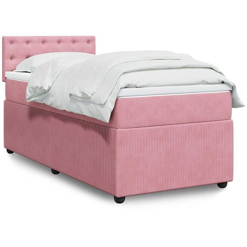  Box spring krevet s madracem ružičasti 80 x 200 cm bar&scaron;unasti Cijene