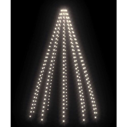 VidaXL mrežasta svjetla za božićno drvce 300 LED hladna bijela 300 cm Slike
