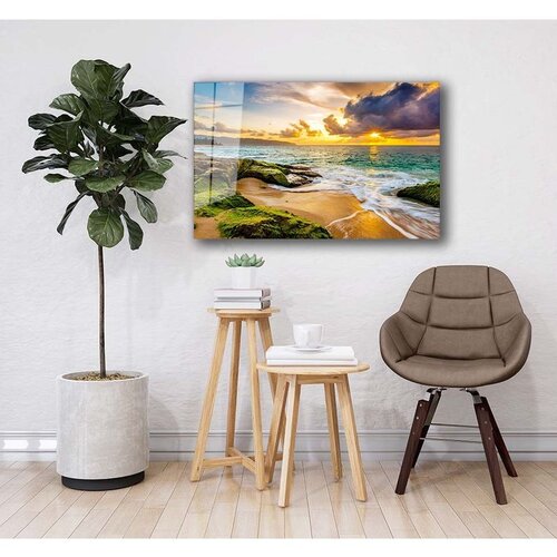 WALLXPERT Multikolorna dekorativna slika od kaljenog stakla 90 x 60 cm Cene